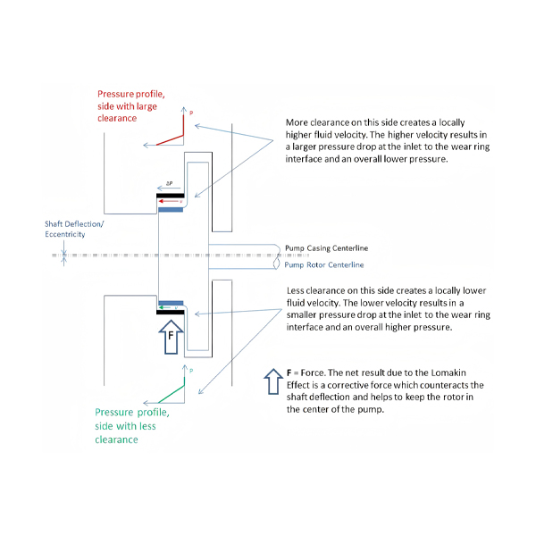 The Lomakin Effect in Pumps